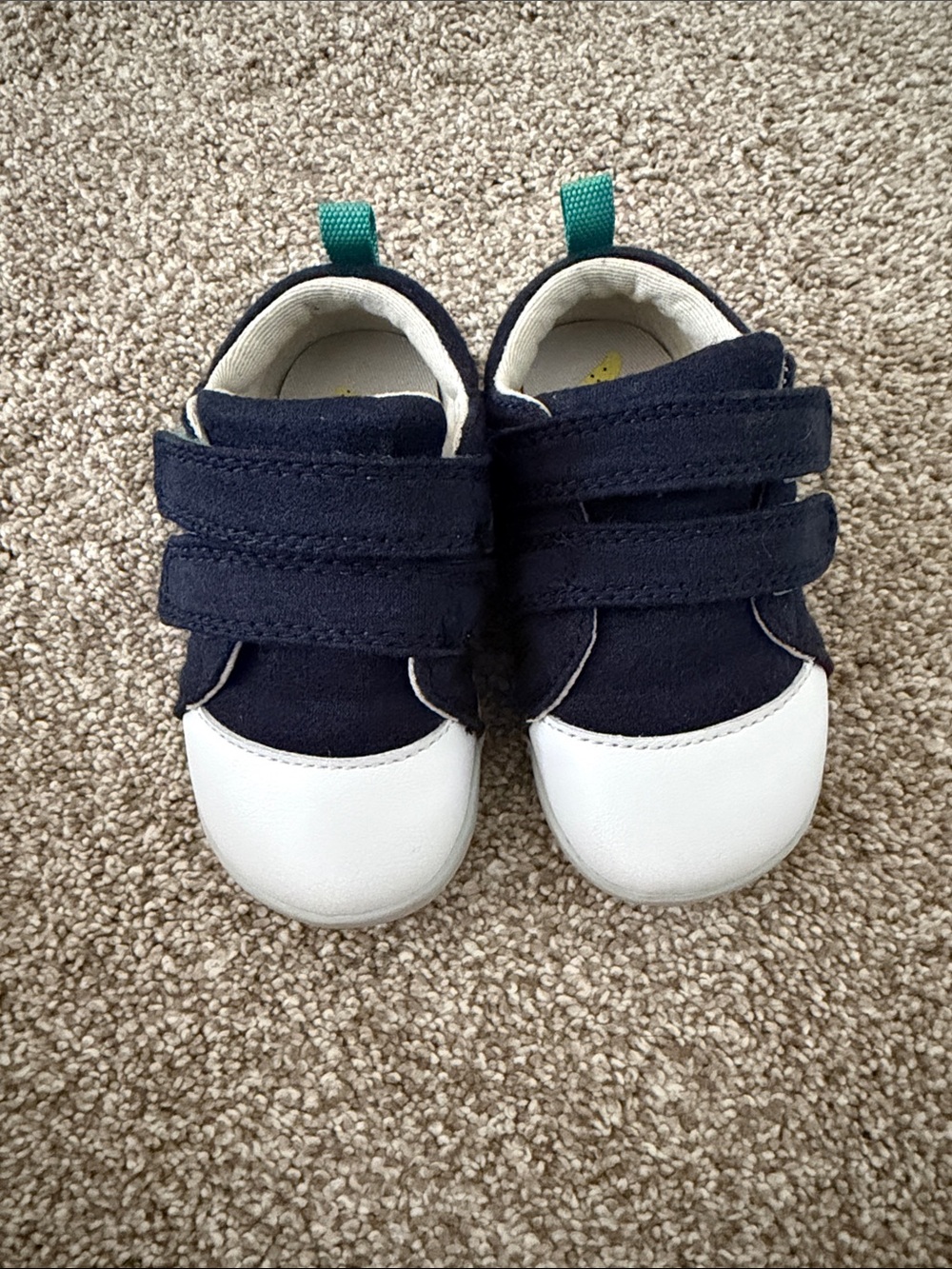 Ten Little Navy and White Sneakers
